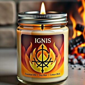 candles black balanced magic Fire