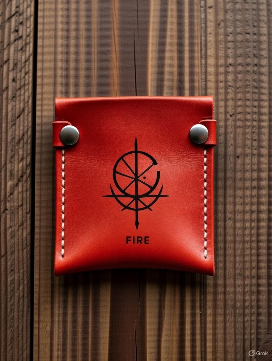 Red,Fire,Spell pouch