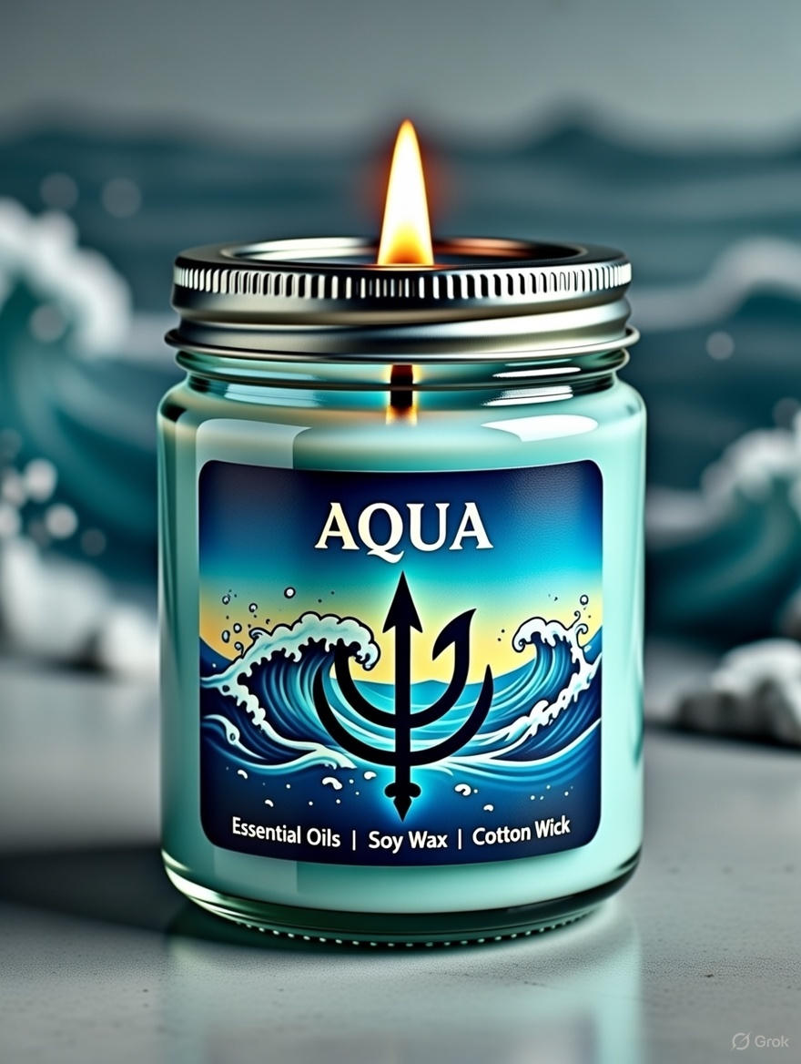 Water Element Candle